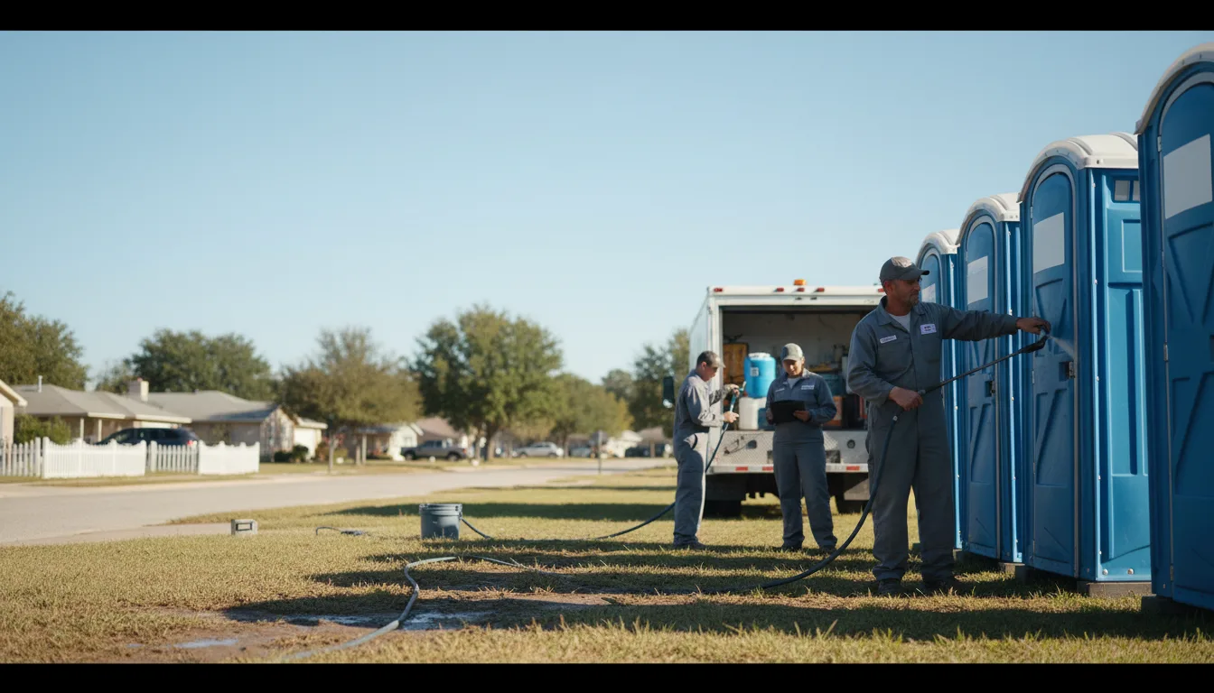 Long-Term Portable Toilet Rental in Lorenzo, TX near me